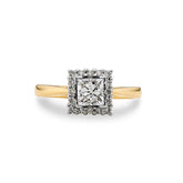 Princess Cut Diamond Engagement Ring - Dracakis Jewellers